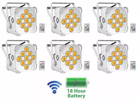 Аккумуляторные омыватели Rockville Best PAR 60 White