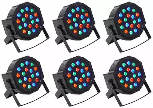 Прожектор Rockville RockPAR50 LED RGB Compact Par Can D
