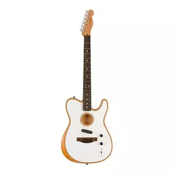 6-струнная акустическая гитара Fender Acoustasonic Player Telecaster (правая рука, арктический белый) Fender Acoustasonic Player Telecaster 6-String Acoustic Guitar (Arctic White)