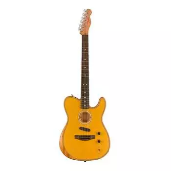 6-струнная акустическая гитара Fender Acoustasonic Player Telecaster (правая рука, цвет ириски) Fender Acoustasonic Player Telecaster Acoustic Guitar (Butterscotch Blonde)