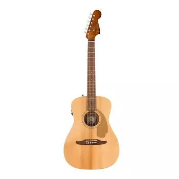 6-струнная акустическая гитара Fender Malibu Player (правая, натуральная) Fender Malibu Player 6-String Acoustic Guitar (Right-Hand, Natural)