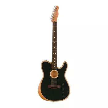 6-струнная электроакустическая гитара Fender Acoustasonic Player Telecaster (матовый черный) Fender Acoustasonic Player Telecaster 6-String Acoustic-Electric Guitar (Black)