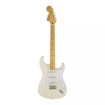 6-струнная электрогитара Fender Jimi Hendrix Stratocaster (правша, олимпийский белый) Fender Jimi Hendrix Stratocaster 6-String Electric Guitar (Olympic White)