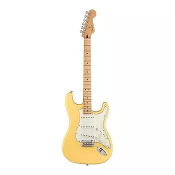 6-струнная электрогитара Fender Player Stratocaster (правша, масляный крем) Fender Player Stratocaster 6-String Electric Guitar (Right-Handed, Buttercream)