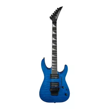 6-струнная электрогитара Jackson JS Series Dinky Arch Top JS32Q DKA с грифом Amaranth (правша, прозрачно-синий) Jackson JS Series Dinky Arch Top JS32Q 6-String Electric Guitar (Blue)
