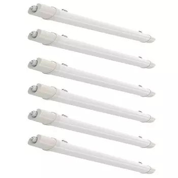 6 светодиодных светильников для ванны, 1530 Лм, нейтральный белый, Д 60 см, VT-1518 etc-shop