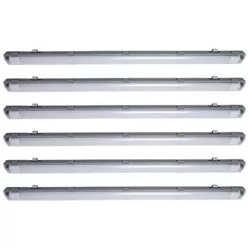 6 светодиодных светильников для ванны, 4000 люмен, нейтральный белый, длина 156 см, VT-15022 etc-shop