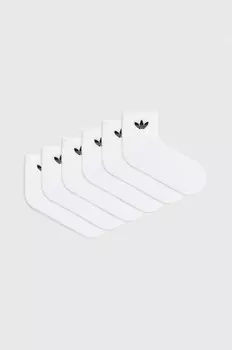 6 упаковок носков adidas Originals, белый