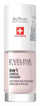 6 в 1 кондиционер для ногтей Eveline Cosmetics Nail Therapy Care & Colour, оттенок French 5 мл