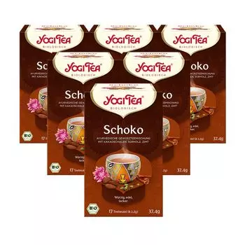 6 xYOGI ЧАЙ Шоколад | 6 х 37,4 г Yogi Tea
