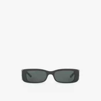 6E000253 bb0096s солнцезащитные очки прямоугольной формы из ацетата Balenciaga, зеленый