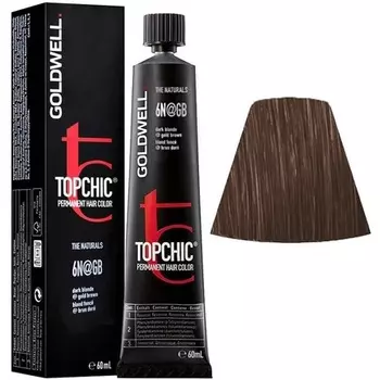 6N@GB Темно-русый золотисто-коричневый Topchic The Naturals tb 60 мл Goldwell