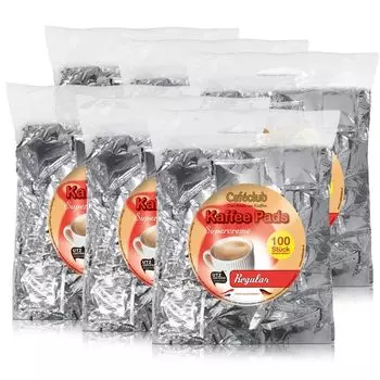 6x Cafeclub Обычные мегапакеты кофе в капсулах по 100 штук. обычная обжарка