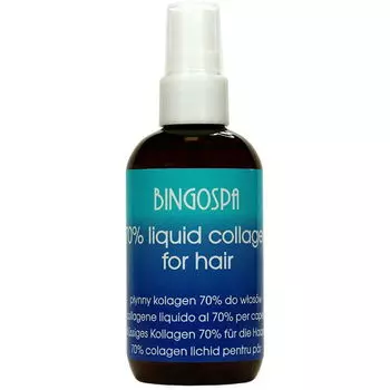 70% коллаген для волос, для роста и объема, 100 мл Bingospa
