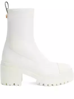 70-миллиметровые ботинки Vicentha Giuseppe Zanotti, белый