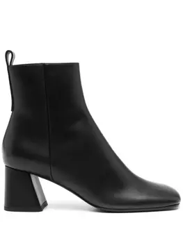 70-миллиметровые кожаные ботинки Lanvin, черный