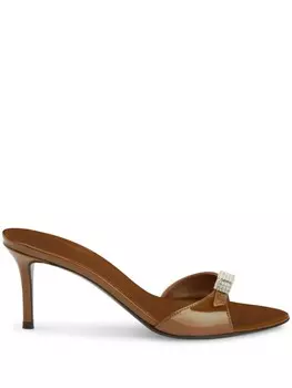 70-мм мюли Serafie Giuseppe Zanotti, коричневый