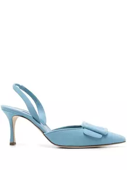 70-мм туфли Maysli Manolo Blahnik, синий