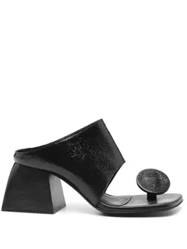 70мм каменные мюли Uma Wang, черный