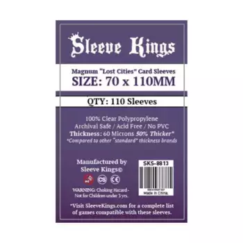 70x110 мм — конверты для карт Magnum Lost (110), Card Sleeves (Sleeve Kings)