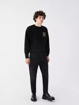 710 Мужские джинсовые брюки свободного кроя LCW Jeans, черное родео