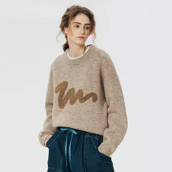 714STREET Свитер унисекс, Армейский Зеленый