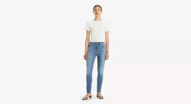721 крутые женские джинсы скинни с высокой посадкой Levi's, цвет Cool Wild Times - Medium Wash