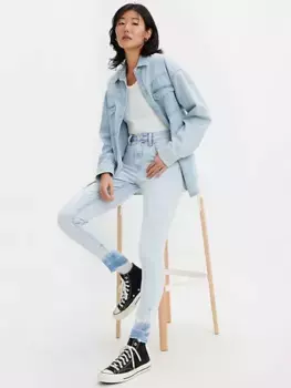 721 женские джинсы скинни с высокой посадкой Levi's, цвет Made With Love - Light Wash