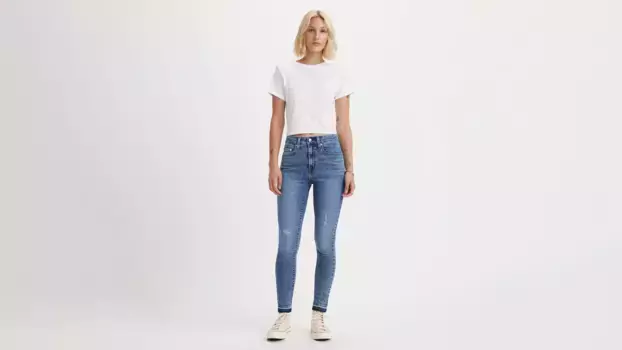721 женские джинсы скинни с высокой посадкой Levi's, цвет Easy Does It Now - Medium Wash