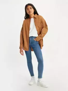 721 женские джинсы скинни с высокой посадкой Levi's, цвет Beach Break - Medium Wash