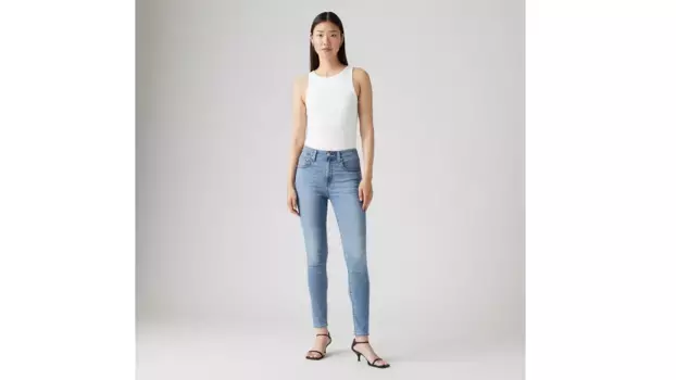 721 женские джинсы скинни с высокой посадкой Levi's, цвет Warm Up The Pitcher - Medium Wash