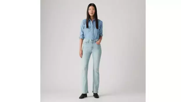 725 женские джинсы Bootcut с высокой посадкой Levi's, цвет Indigo Imagine - Light Wash