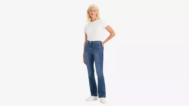 725 женские джинсы Bootcut с высокой посадкой Levi's, цвет Did It Matter - Dark Wash