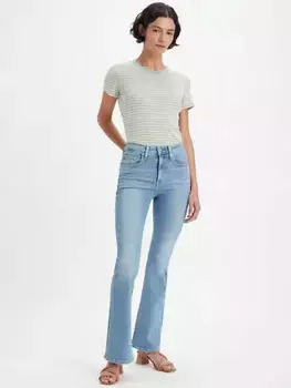 726 расклешенные женские джинсы с высокой посадкой Levi's, цвет Blue Wave Light - Light Wash