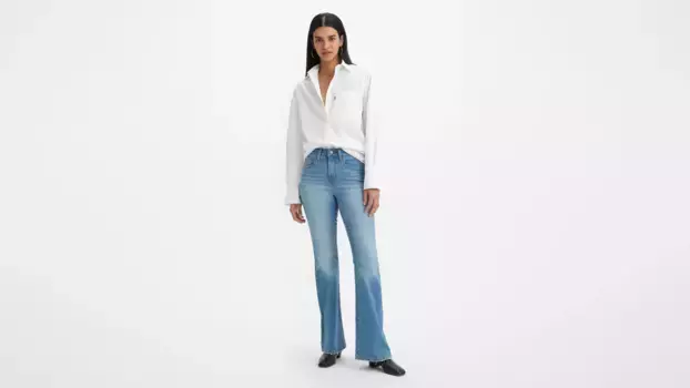 726 расклешенные женские джинсы с высокой посадкой Levi's, цвет The Lucky One - Medium Wash
