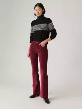726 расклешенные женские джинсы с высокой посадкой Levi's, цвет Windsor Wine - Red