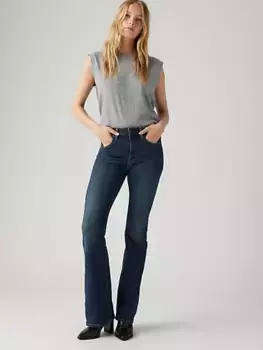 726 расклешенные женские джинсы с высокой посадкой Levi's, цвет Blue Swell - Dark Wash