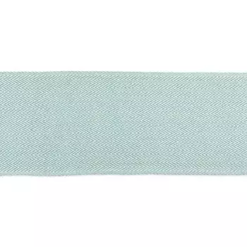 72-дюймовая прямоугольная скатерть с шевронным плетением цвета морской волны и белого цвета