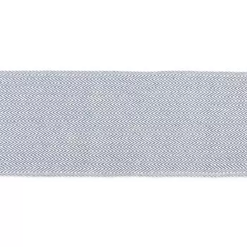 72-дюймовая сине-белая прямоугольная дорожка с шевронным плетением