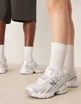 740 кроссовки белого и серебристого цвета New Balance