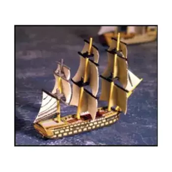 74-пушечный линейный корабль - Л'Ашиль, Micronauts - Napoleonic Era Sailing Ships - Full Sail Sets (1:1200)