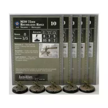 75-мм безоткатная винтовка M20 x5, Axis & Allies - Collectible Miniatures Game - Reserves Singles