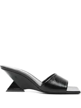 75-мм мюли Хеопе The Attico, черный