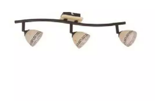 7698.03.09.0000 Потолочный светильник Wofi 3 x 33 Вт 2700 К 1380 люмен античный коричневый7859