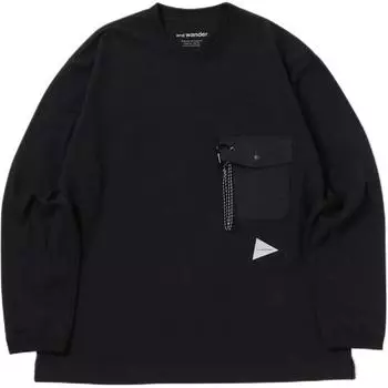 76 футболка And Wander, черный