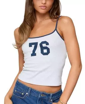 76 Контрастный Топ Edikted, серый