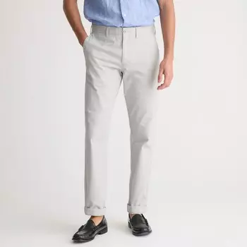 770 прямые эластичные брюки-чиносы J.Crew, серый