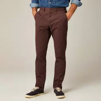 770 прямые эластичные брюки-чиносы J.Crew, фиолетовый