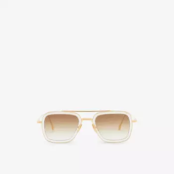 7806 flight 006 солнцезащитные очки из ацетата в квадратной оправе Dita, цвет clear