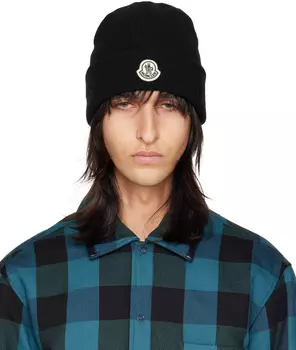 7 Черная шапка Moncler FRGMT Hiroshi Fujiwara Moncler Genius